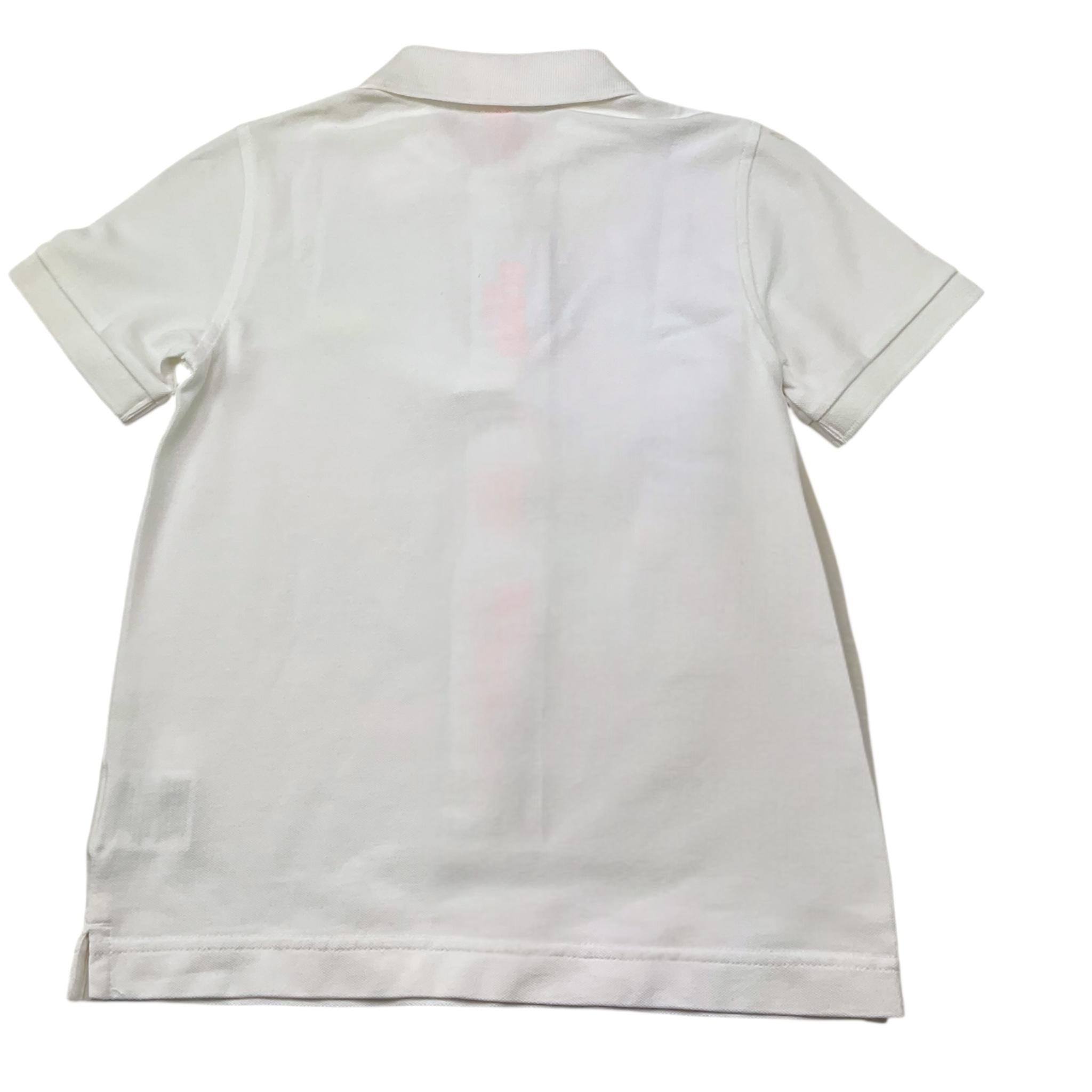 Sun68 Polo Mezza Manica Tinta Unita per Bambino CPA35343 BIANCO SUN68 