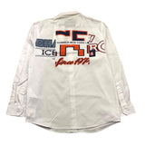 Iceberg Camicia Tinta Unita Con Logo Bianco Per Bambino