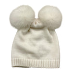 BABY LORD cappello tinta unita con pon pon Panna per Bambina 616 PANNA BABY LORD 