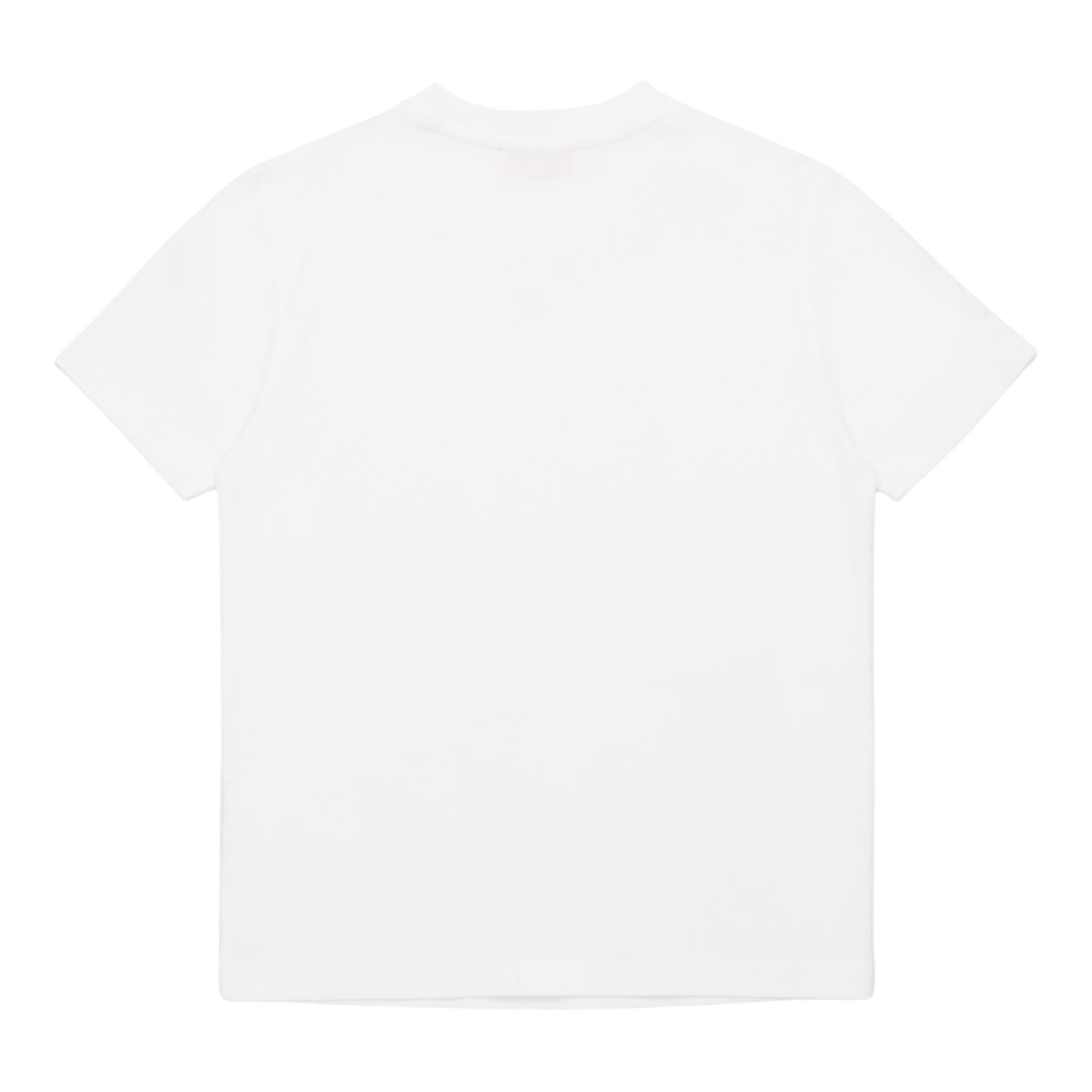 Diesel T-Shirt Girocollo Tinta Unita con Stampa per Bambino J02237 BIANCO DIESEL 
