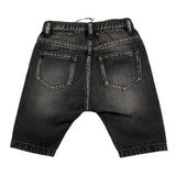 MOSCHINO jeans tinta unita con bottone Nero per Neonato MUP05M NERO MOSCHINO 