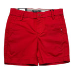 Tommy Hilfiger Bermuda Tinta Unita con Girovita Regolabile per Bambino KB0KB09641 ROSSO TOMMY HILFIGER 