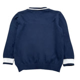 Bikkembergs Cardigan Tinta Unita con Bottoni per Bambino BK3450 BLU BiKKEMBERGS 