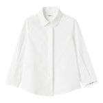 IL GUFO camicia manica lunga tinta unita Bianco per Bambino A24CL250C0061 BIANCO IL GUFO 