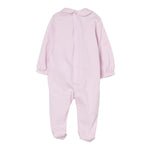 Elisabetta Franchi Tutina Manica Lunga Tinta Unita con Ricami per Neonata ENTU131X LILLA ELISABETTA FRANCHI 