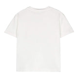 ELISABETTA FRANCHI t-shirt girocollo tinta unita cn stampa in contrasto Bianco per Neonata EGTS087NX BIANCO ELISABETTA FRANCHI 