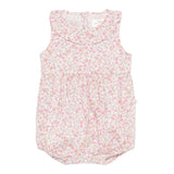 Teddy E Minou Pagliaccetto Giromanica Tinta Unita Fantasia Floreale per Neonata E15TU045C0000 BIANCO TEDDY E MINOU 