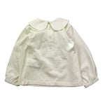 LE BEBE' shirt tinta unita con stampa e colletto Bianco per Neonata LBG6098 BIANCO LE BEBE' 