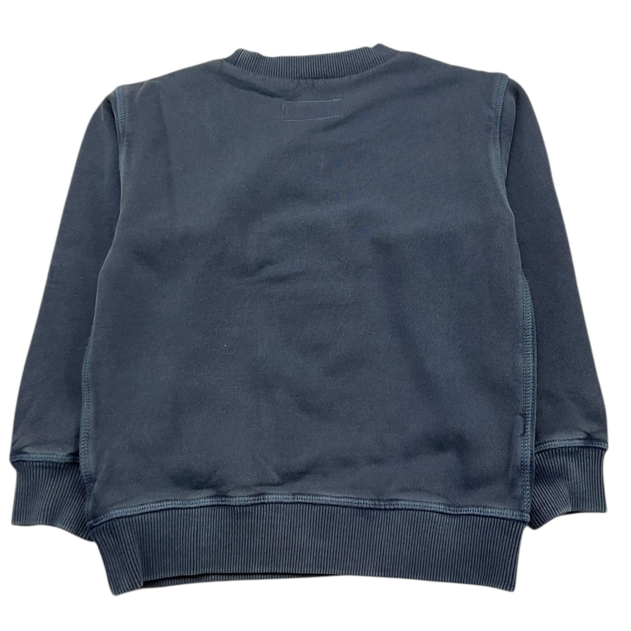 WOOLRICH felpa chiusa girocollo tinta unita con logo Blu per Bambino CFWKSW0200 BLU WOOLRICH 