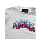 John Richmond T-Shirt Girocollo Tinta Unita con Logo per Neonata RIP26085TS BIANCO JOHN RICHMOND 