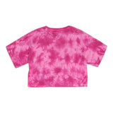 Maison Margiela T-Shirt Tinta Unita Girocollo Con Fantasia Sfumata Fuxia Per Bambina