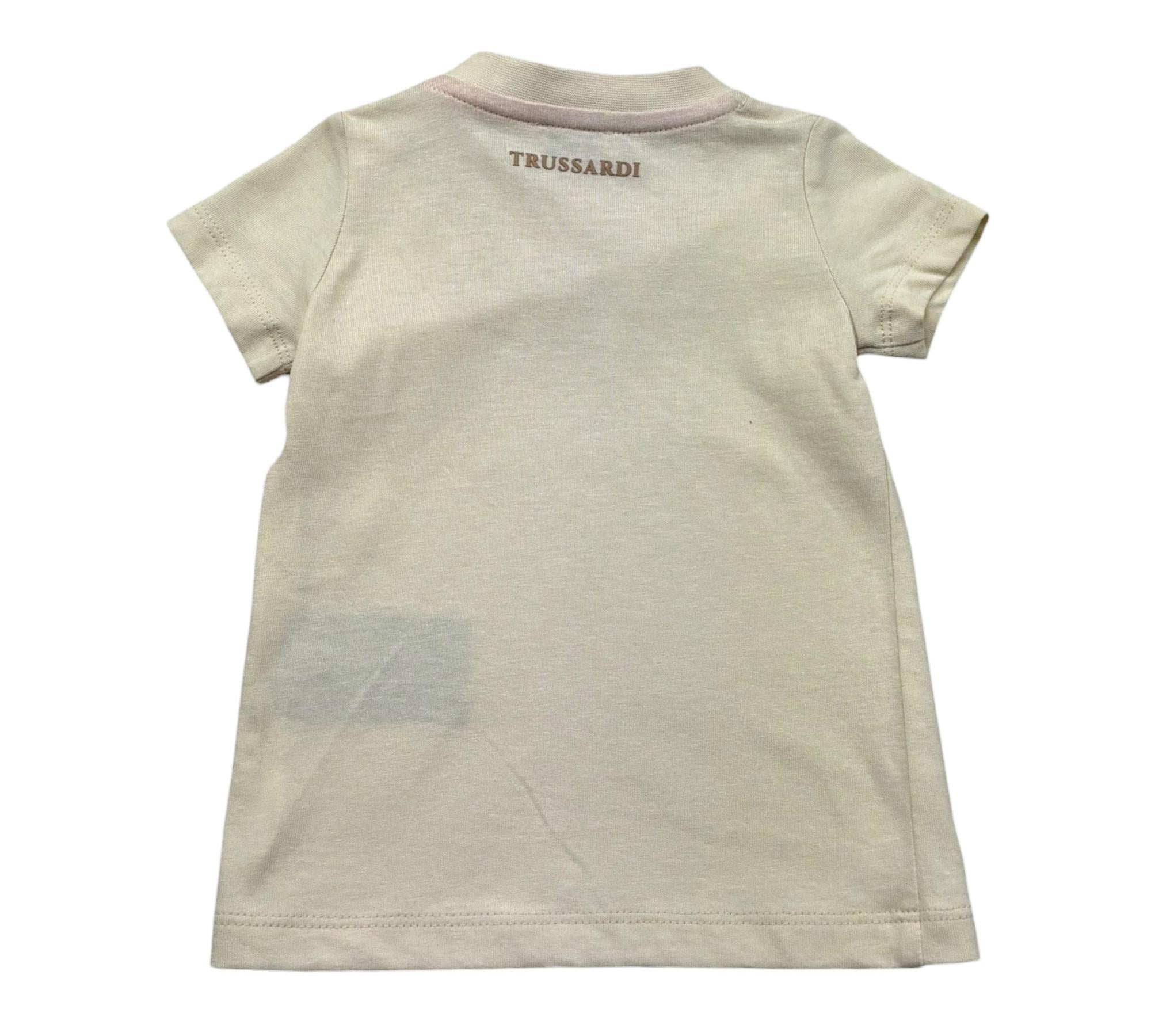 Trussardi T-Shirt Girocollo Tinta Unita  per Neonato TIP26048TS GIALLO TRUSSARDI 