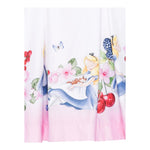 Monnalisa Abito Mezza Manica Bicolore per Bambina 11E920X BIANCO/ROSA MONNALISA 