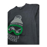 NEVER TOO shirt girocollo tinta unita con stampa Nero per Bambino NT2164BX NERO NEVER TOO 