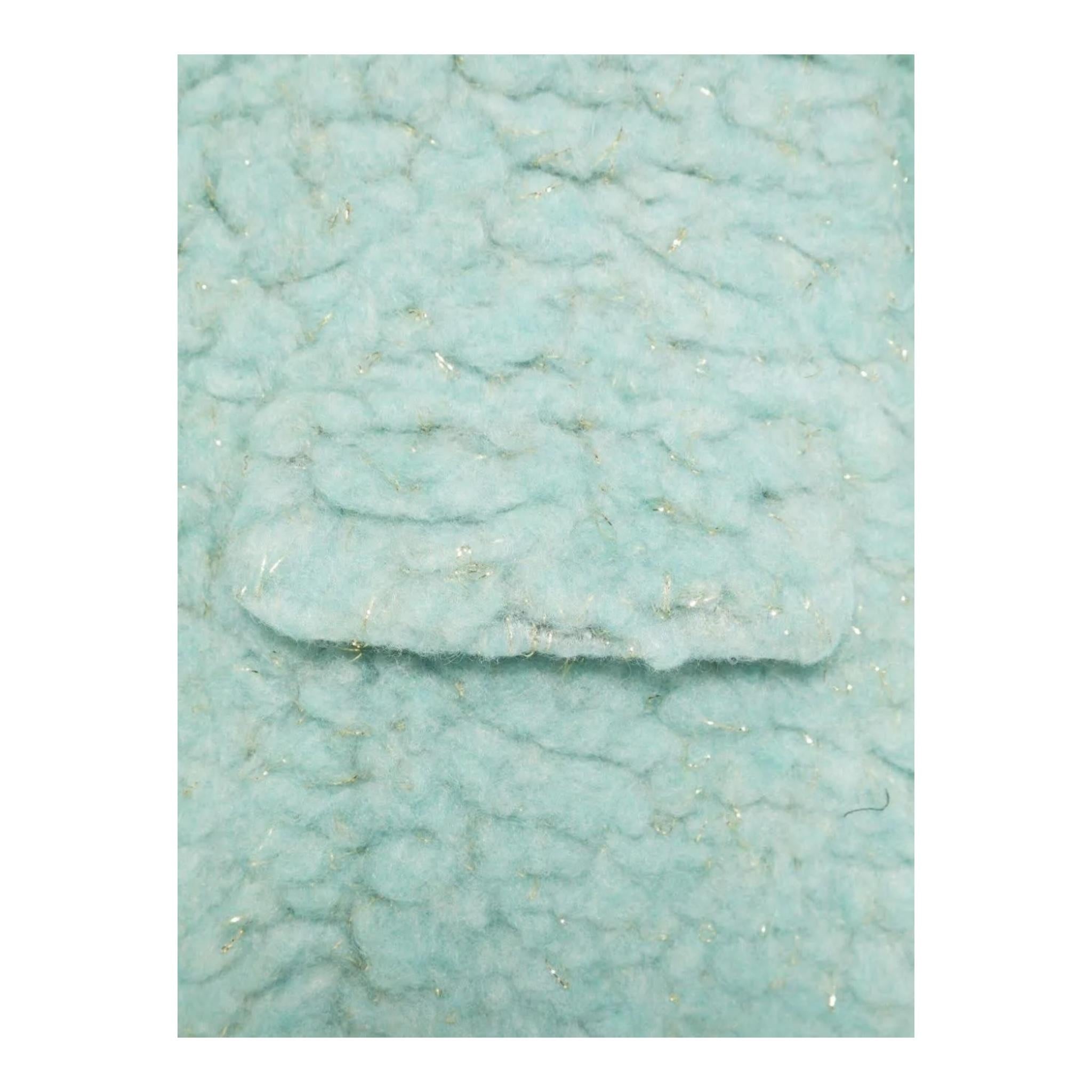 DOU DOU cappotto tinta unita con bottoni in contrasto e tasche  Verde acqua per Bambina DV2A30 VERDE ACQUA DOU DOU 