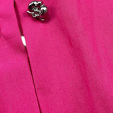 GENNY PRINCESS camicia tinta unita con bottoni Fuxia per Bambina YFCA004 FUXIA GENNY PRINCESS 