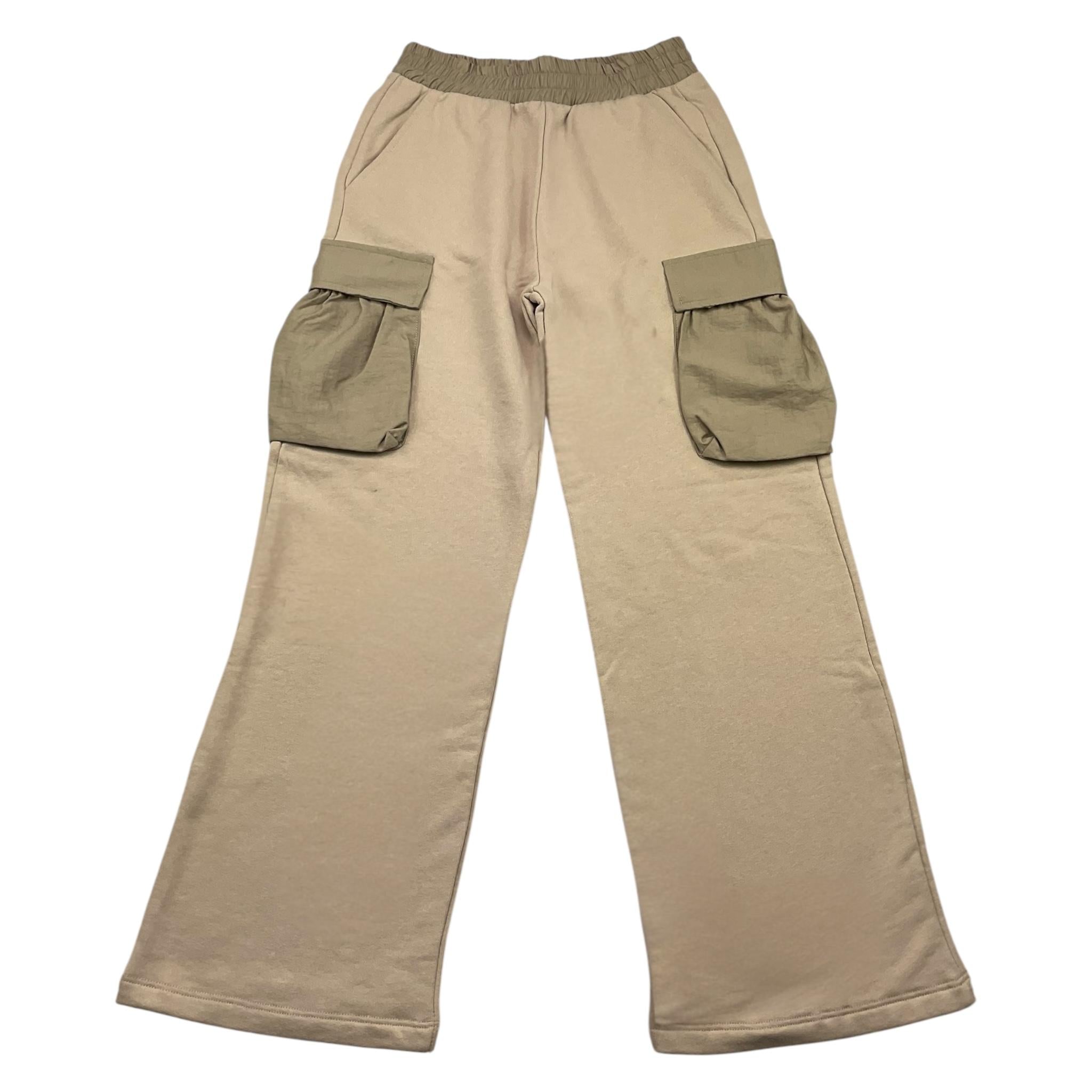PLEASE pantalone tuta tinta unita Beige per Bambina FJ73040G66 BEIGE PLEASE 