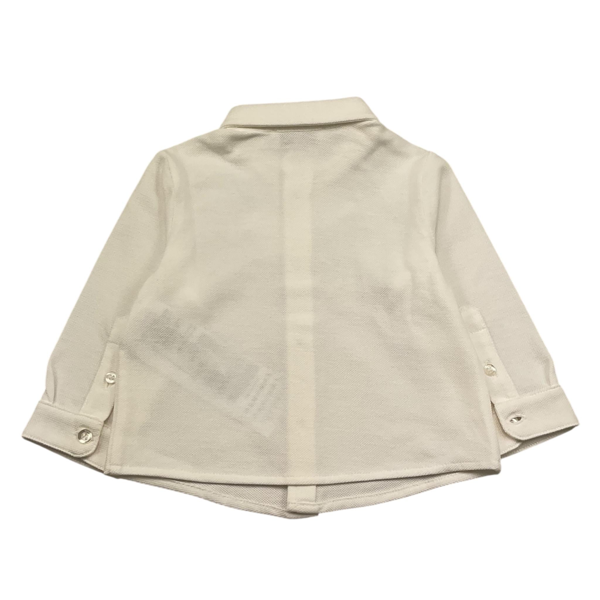 Emporio Armani Camicia Manica Lunga Tinta Unita per Neonato EB000386 BIANCO EMPORIO ARMANI 
