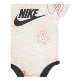 Nike Completo 3 Pezzi Body-Bavetta-Cappello per Neonato NN0809 BEIGE NIKE 