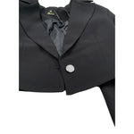 Fun & Fun Giacca Tinta Unita Modello Crop per Bambina FNCJJK16359 NERO FUN & FUN 