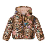 ROBERTO CAVALLI giubbino fantasia maculata con cappuccio Beige per Neonata TJT402 BEIGE ROBERTO CAVALLI 