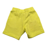 Diesel Bermuda In Felpa Tinta Unita con Logo per Neonato K00510 GIALLO DIESEL 