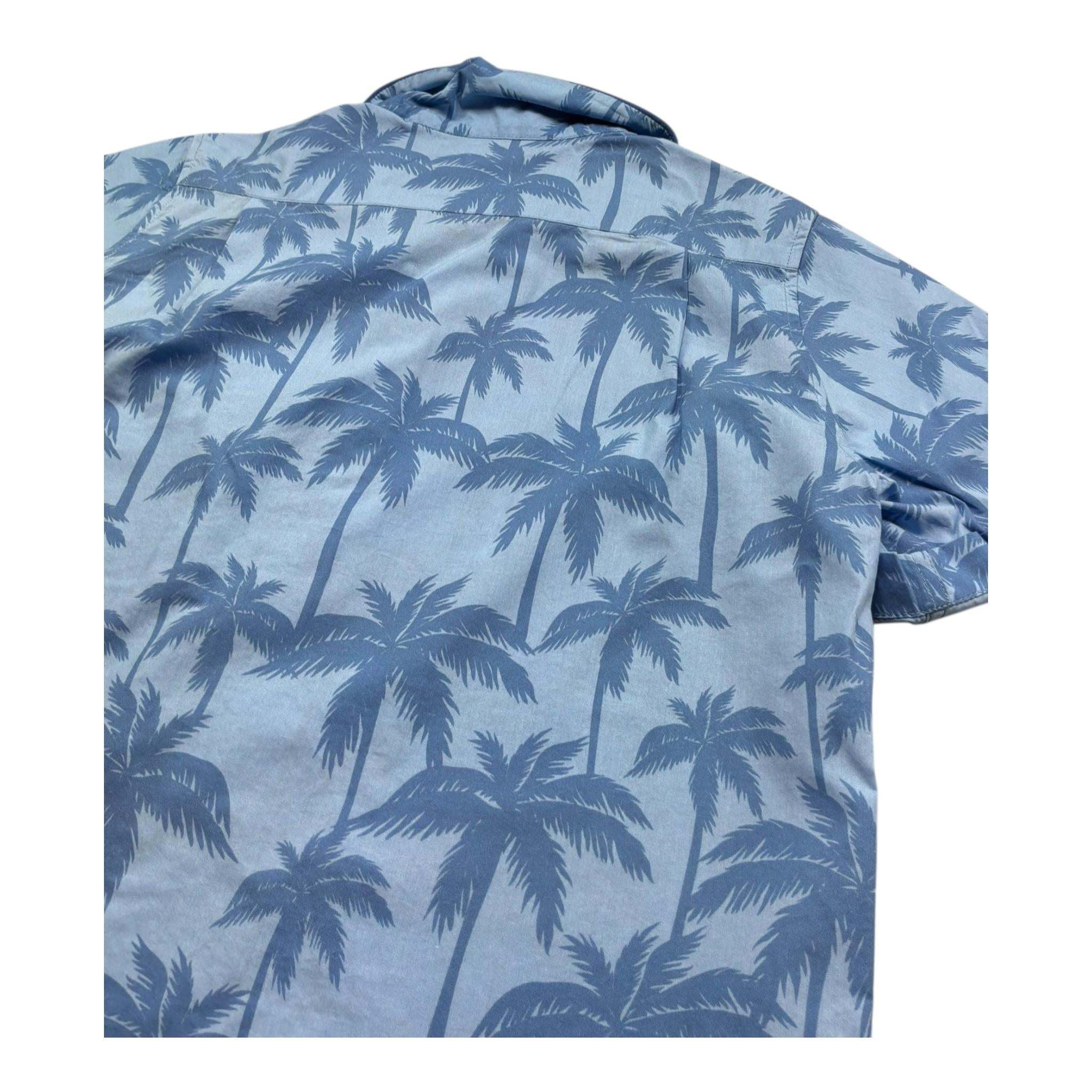 Saint Barth Camicia Mezza Manica Tinta Unita con Fantasia per Bambino 00952L AZZURRO SAINT BARTH 