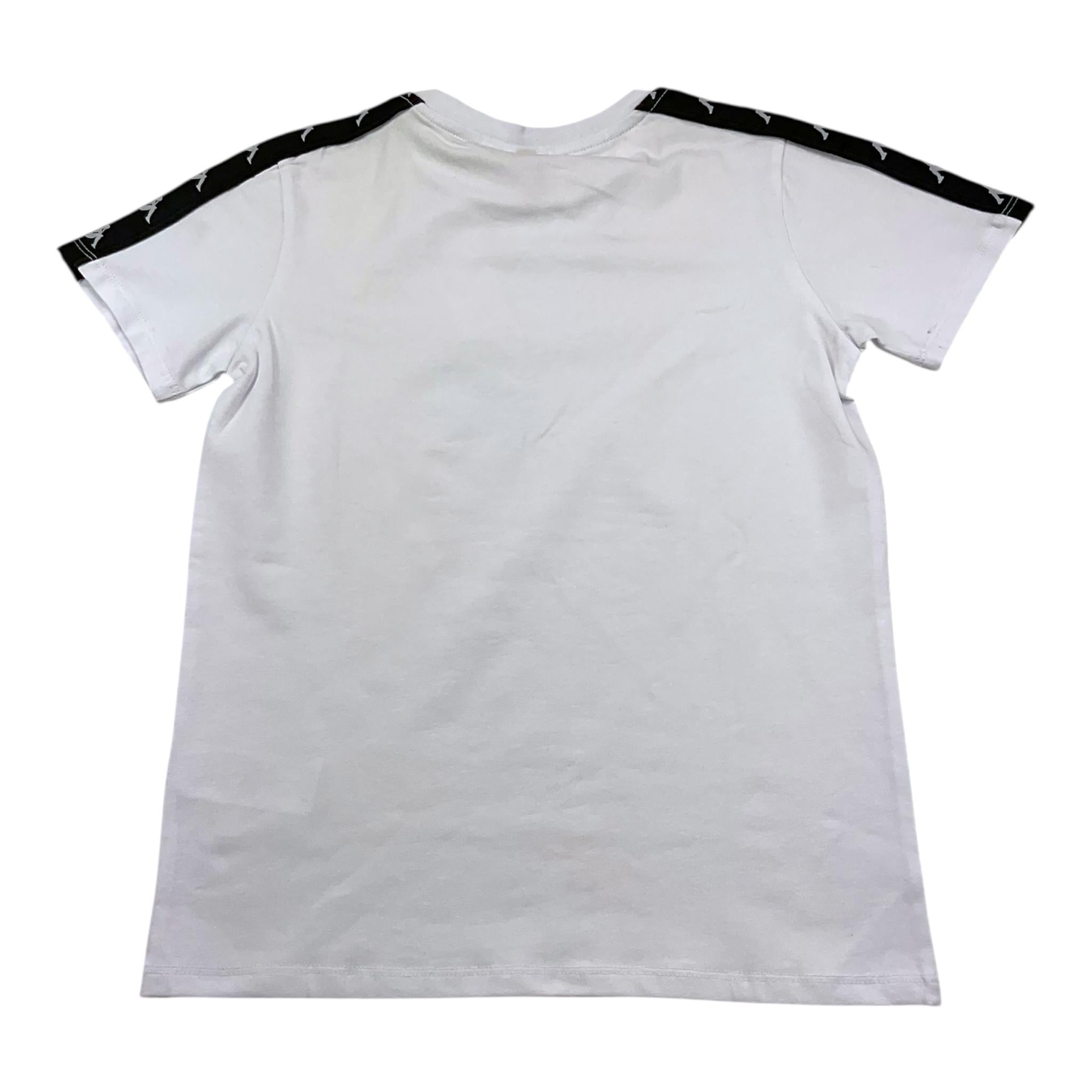KAPPA t-shirt girocollo tinta unita con stampa Bianco per Bambino 3732M0076 BIANCO KAPPA 