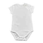 Mayoral Body Tinta Unita Mezza Manica per Neonata 191 BIANCO MAYORAL 