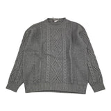 IL GUFO maglia tinta unita con ricami Grigio per Bambino A24MA470EM436 GRIGIO IL GUFO 