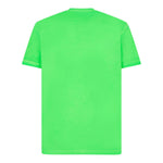 Dsquared2 T-Shirt Girocollo tinta unita con Logo Verde Fluo per Bambino DQ2416 VERDE FLUO DSQUARED2 