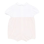 Il Gufo Pagliaccetto Mezza Manica Bicolore per Neonata P25TO270C3160 BIANCO/ROSA IL GUFO 