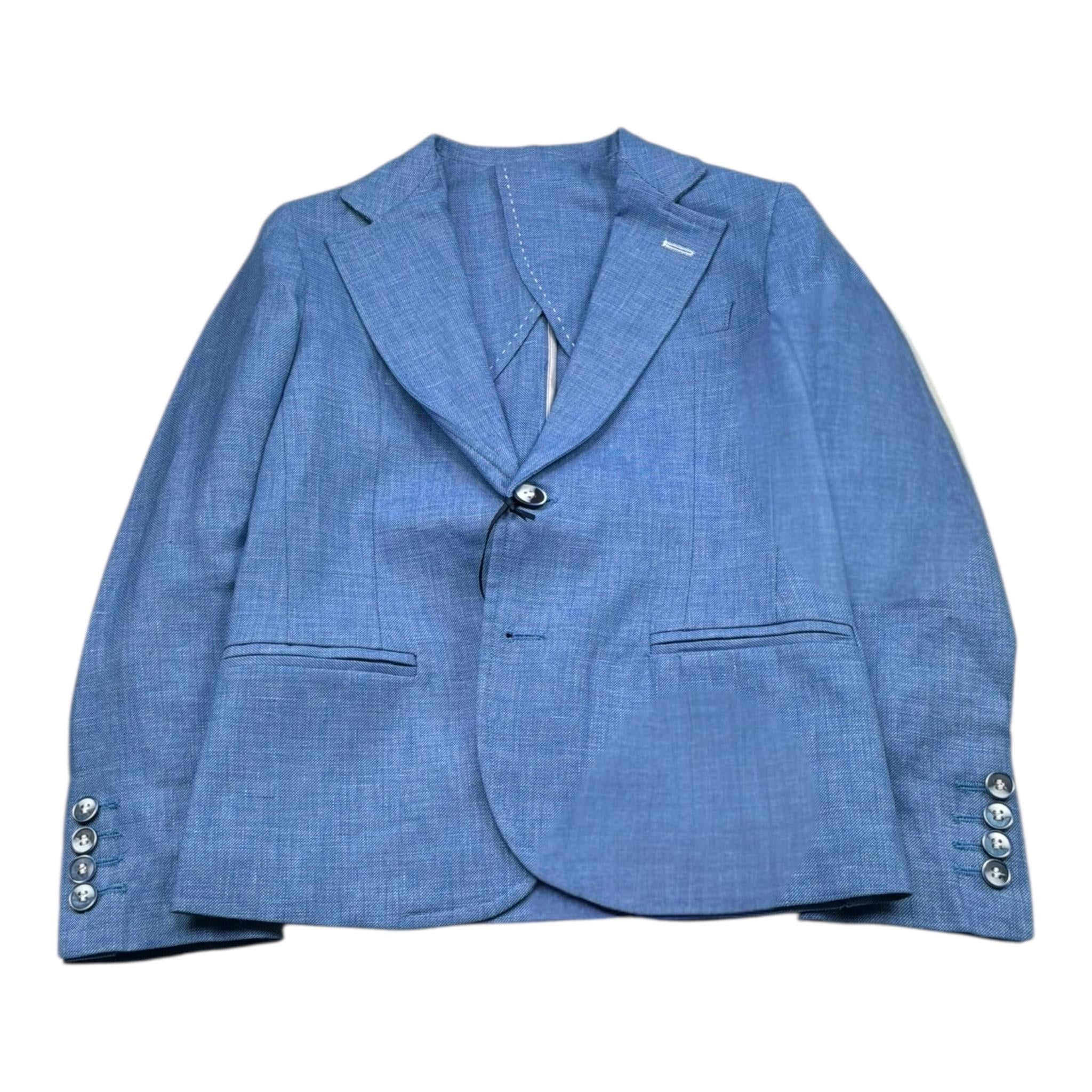 Manuel & Frank Giacca Tinta Unita con Bottoni per Bambino MF6226R BLU MANUEL & FRANK 