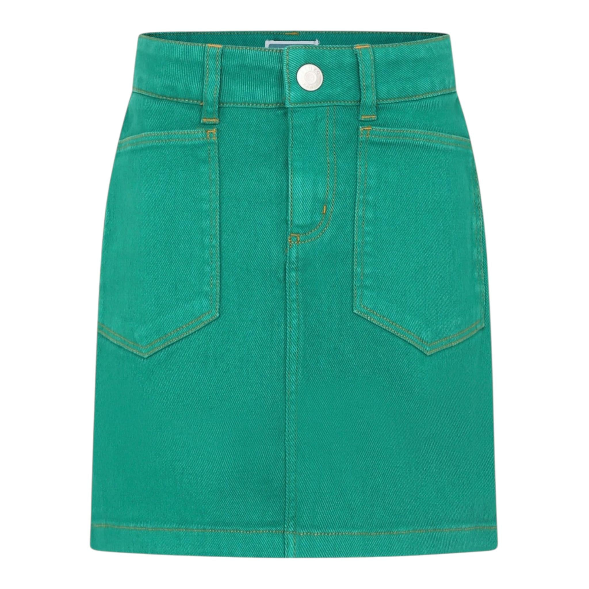 Kenzo Gonna Tinta Unita con Girovita Regolabile per Neonata K60908N VERDE KENZO 