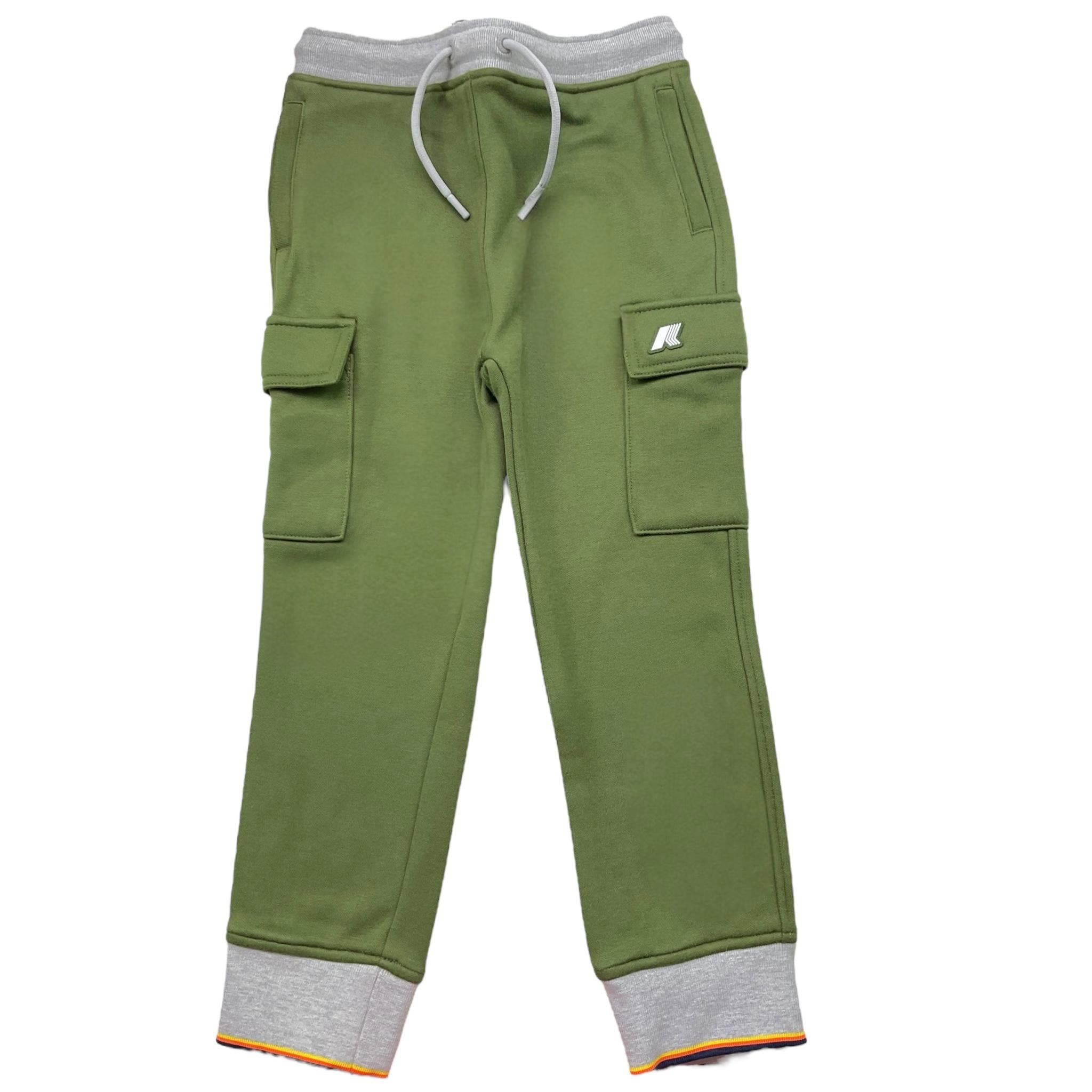 K-WAY pantalone tinta unita modello tuta Verde per Bambino K2131SWXX VERDE K-WAY 