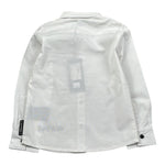 John Richmond Camicia tinta unita con Logo Bianco per Neonato RIP23084CANE BIANCO JOHN RICHMOND 