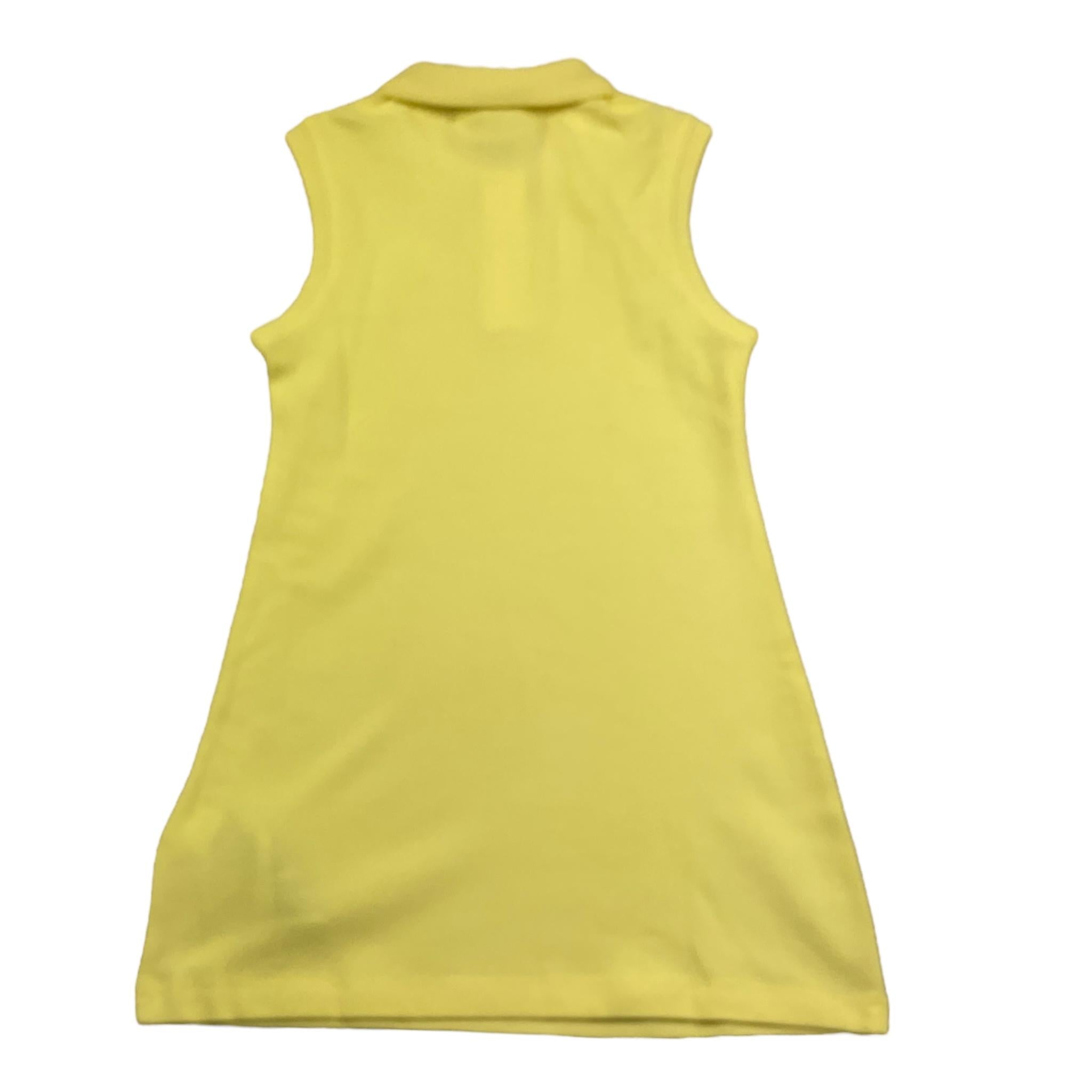 Calvin Klein Abito Giromanica Tinta Unita con Logo per Bambina IG0IG02914 GIALL CALVIN KLEIN 