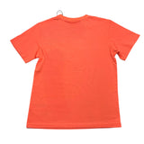 Refrigiwear T-Shirt Girocollo Tinta Unita Con Stampa Arancione Fluo Per Bambino