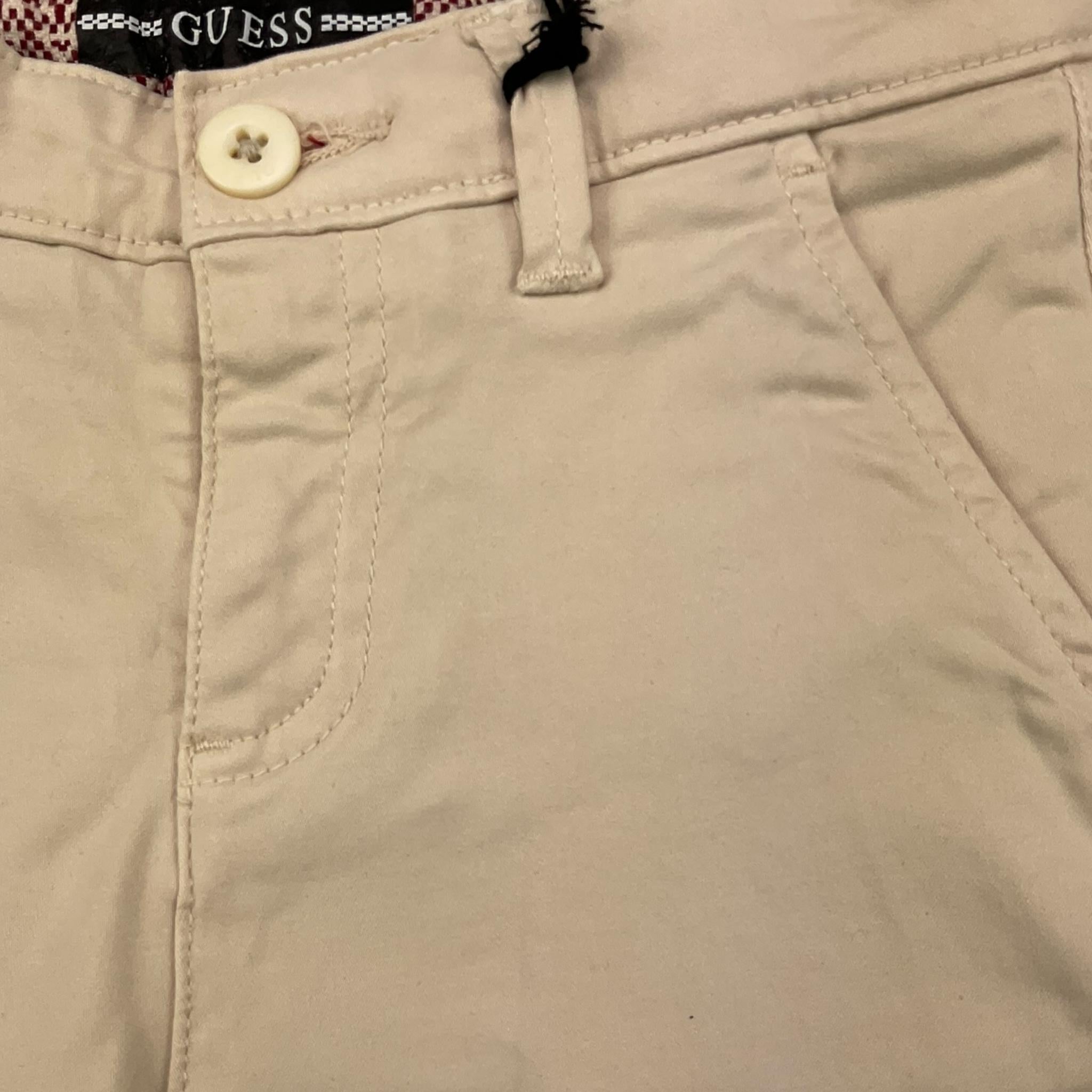 GUESS pantalone tinta unita con girovita regolabile Beige per Bambino N3BB00WFPMA BEIGE GUESS 