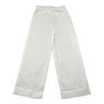 Dondup Pantalone Tinta Unita Modello Palazzo per Bambina DFPA112 BIANCO DONDUP 
