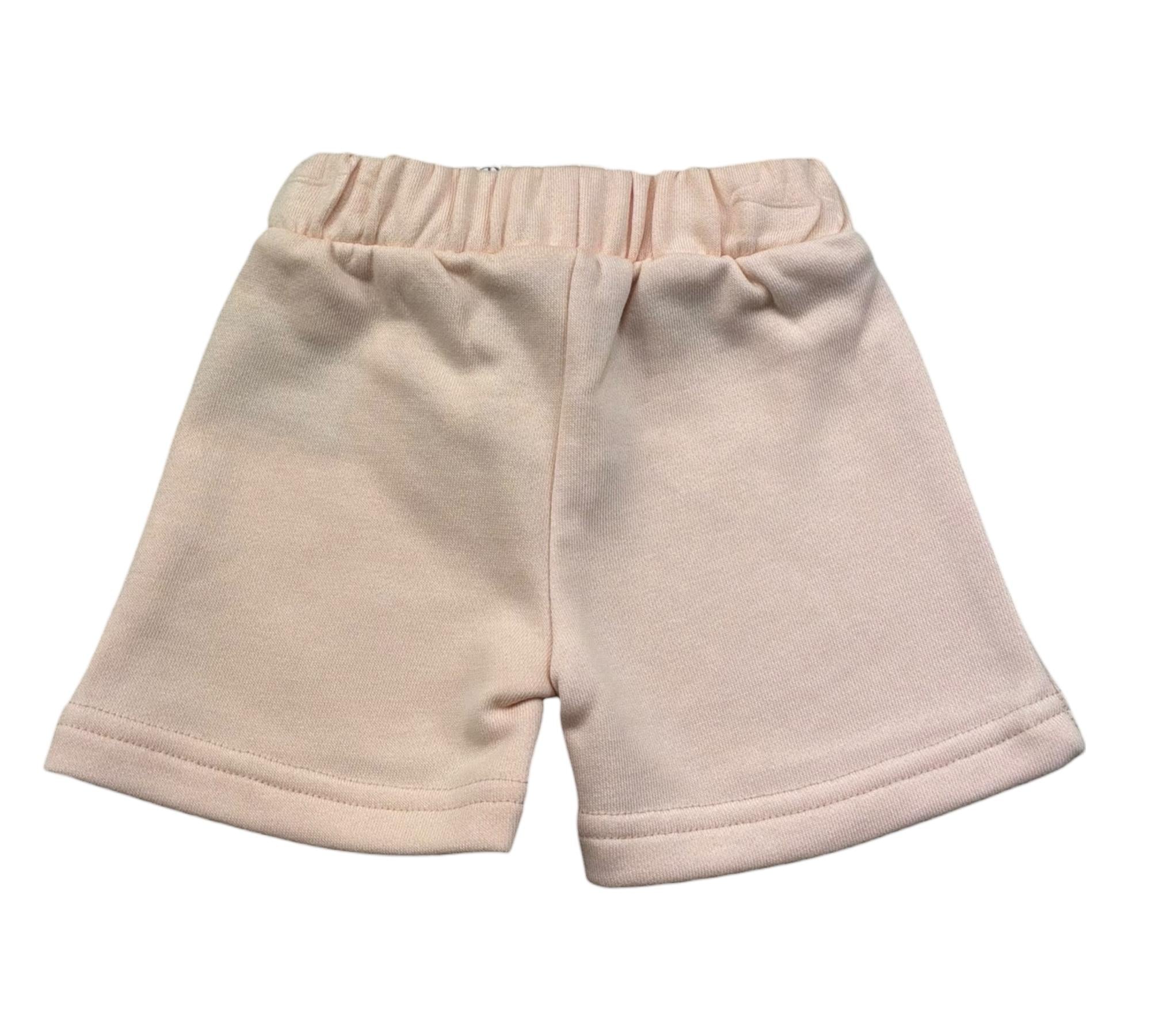 Trussardi Short Tinta Unita con Logo per Neonata TIP26024SH ROSA TRUSSARDI 