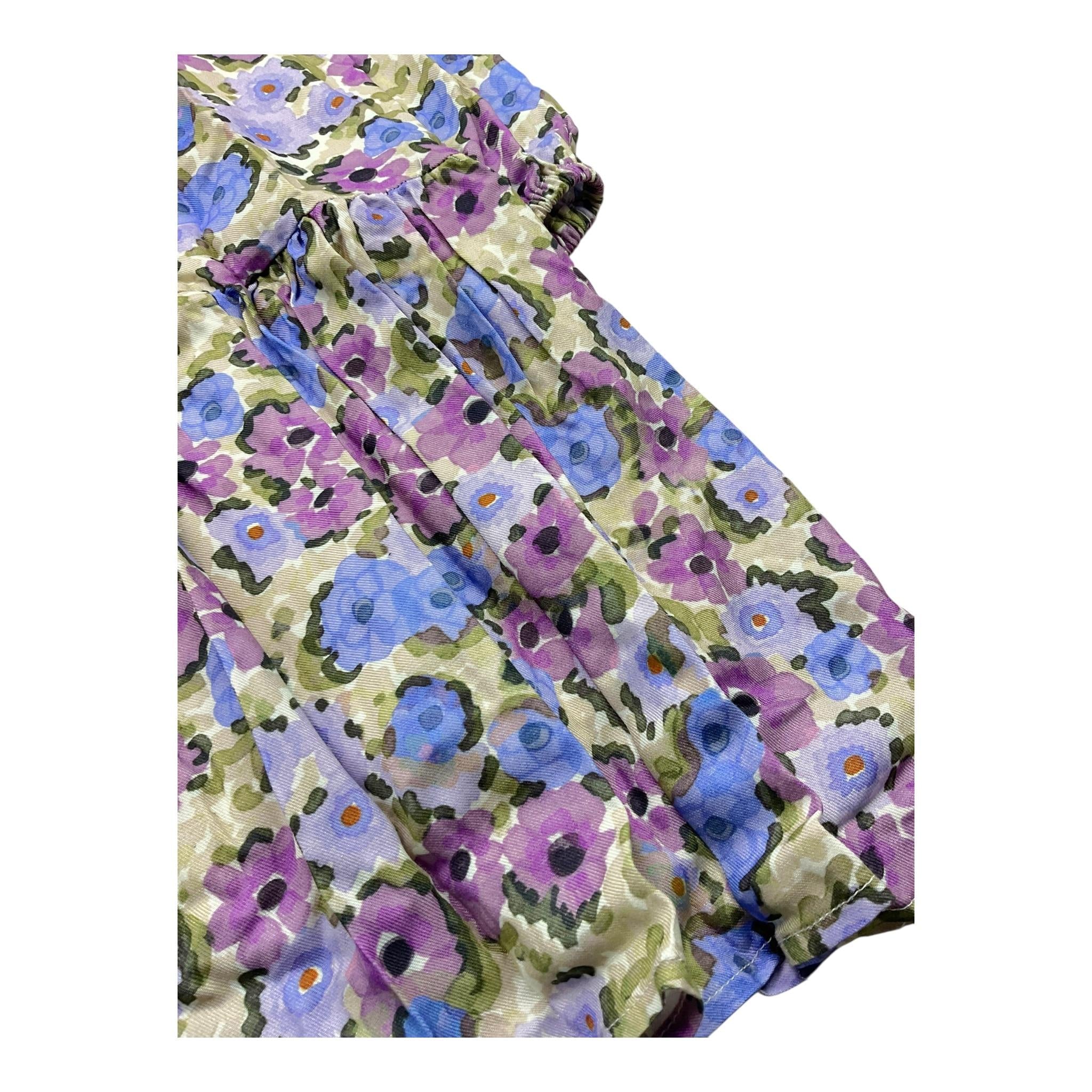 DIXIE abito tinta unita modello floreale Bianco per Bambina AB15364G67 BIANCO DIXIE 