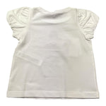 Liu Jo T-Shirt Girocollo Tinta Unita con Stampa per Bambina KA5008 BIANCO LIU JO 