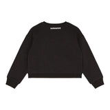 PATRIZIA PEPE felpa chiusa girocollo tinta unita con brillantini Nero per Bambina 7M0833XX NERO PATRIZIA PEPE 