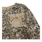 ABEL & LULA completo 2 pezzi camicia-gonna paillettata Beige per Bambina 5544 BEIGE ABEL & LULA 