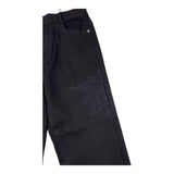 JOHN RICHMOND jeans tinta unita con girovita regolabile Nero per Bambino RBA25242JE NERO JOHN RICHMOND 