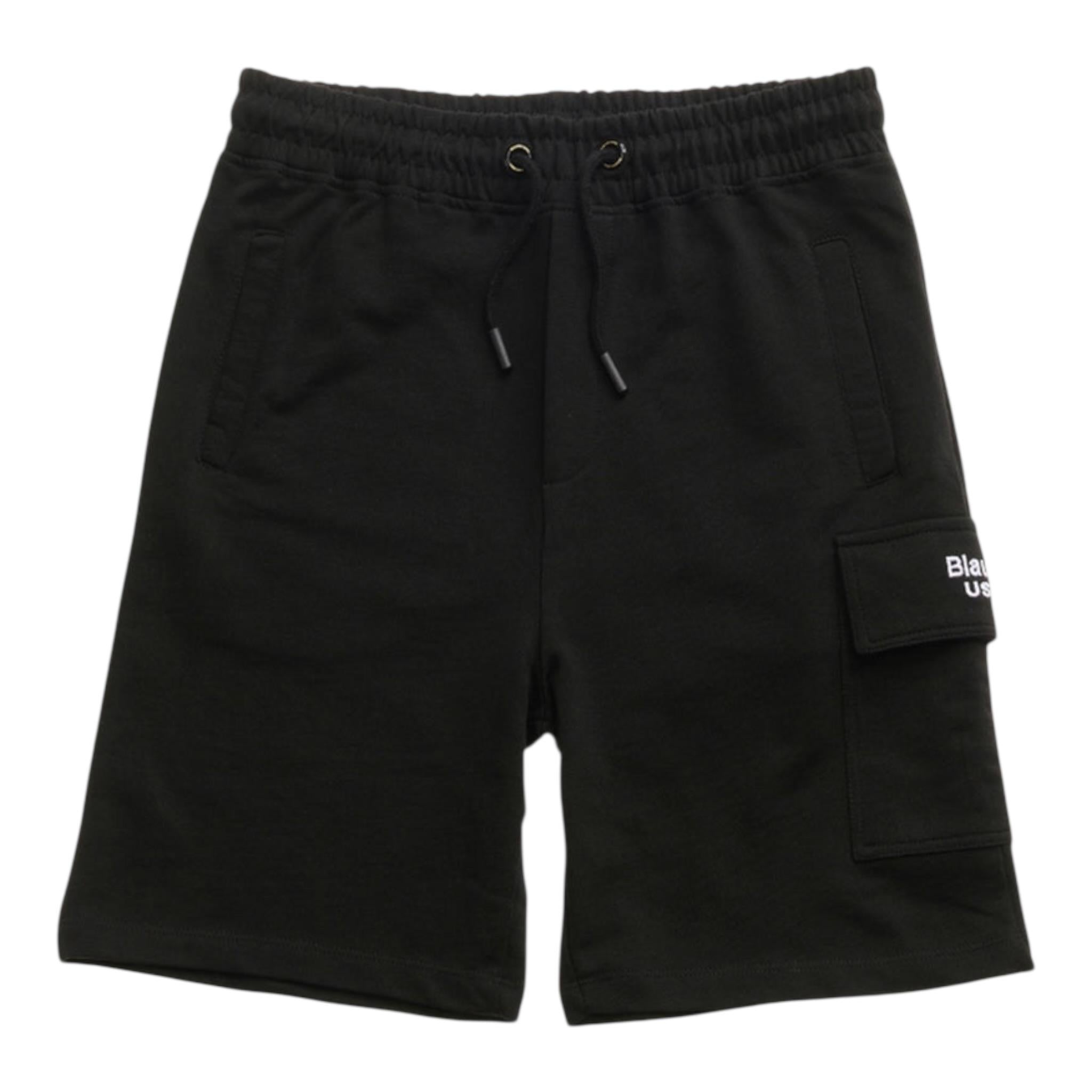 Blauer Bermuda Tinta Unita con Elastico In Vita per Neonato 25SBLKP05558X NERO BLAUER 