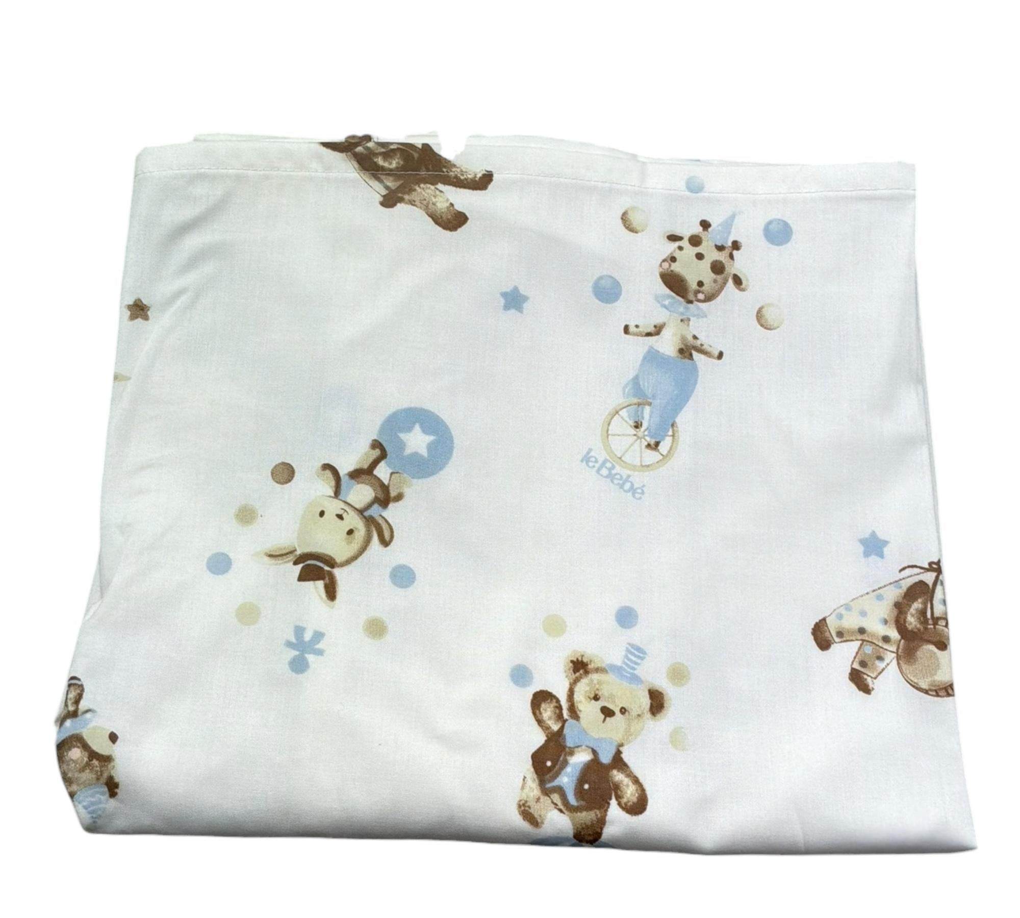 Le Bebe' Coperta Tinta Unita con Stampe per Neonato LBB5290 BIANCO LE BEBE' 