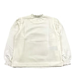MAYORAL shirt girocollo tinta unita con stampa in contrasto Bianco per Bambina 2045 BIANCO MAYORAL 