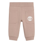 TIMBERLAND pantalone tuta tinta unita con logo Beige per Neonato T60233 BEIGE TIMBERLAND 